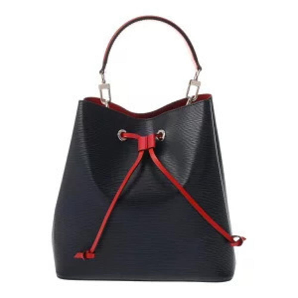 Louis Vuitton Epi NeoNoe Leather Shoulder Bag Indigo Blue